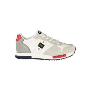 Blauer White Polyurethane Mens Men's Sneaker